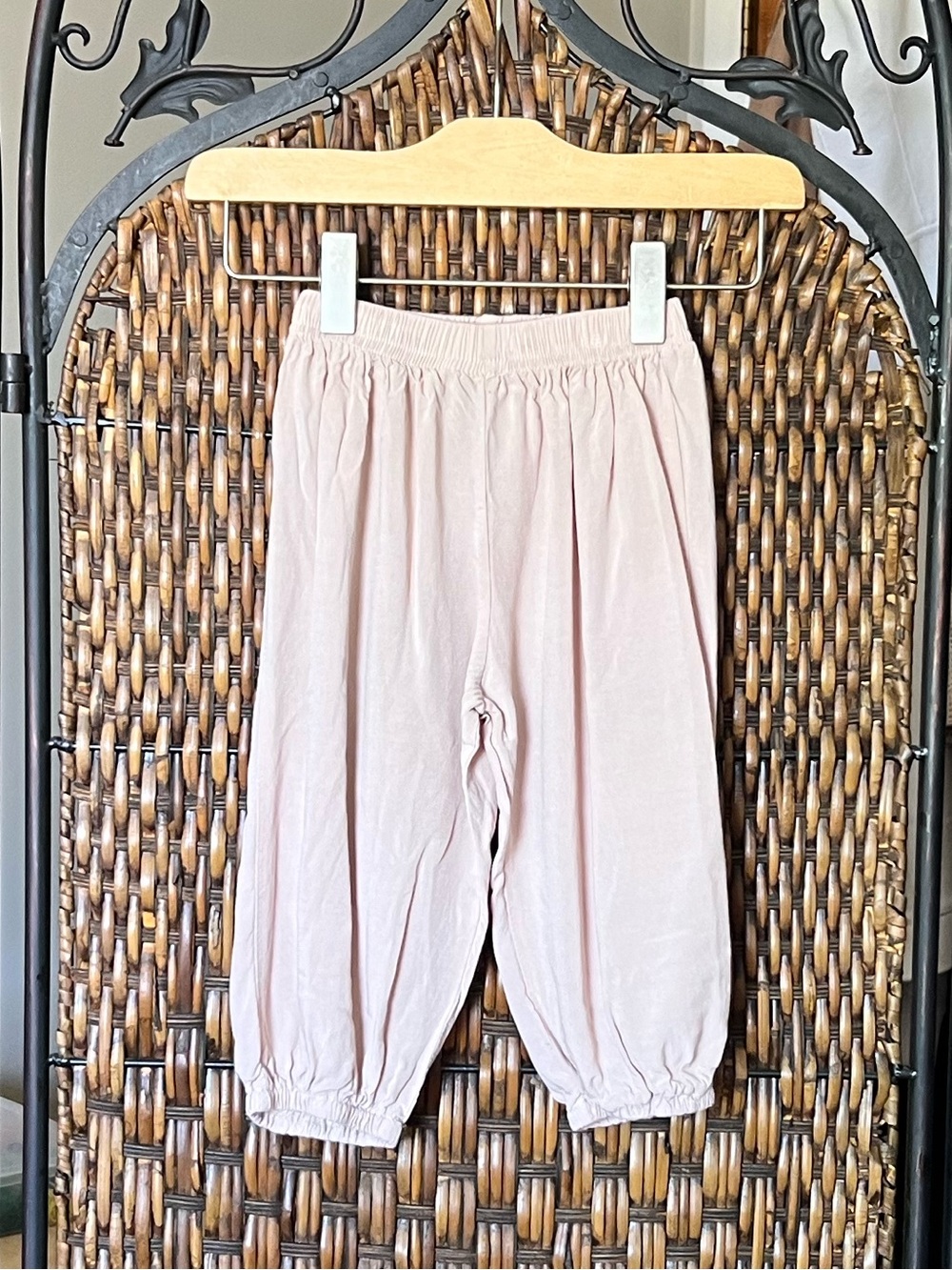 12/18M Tan Cotton Jogger Pants